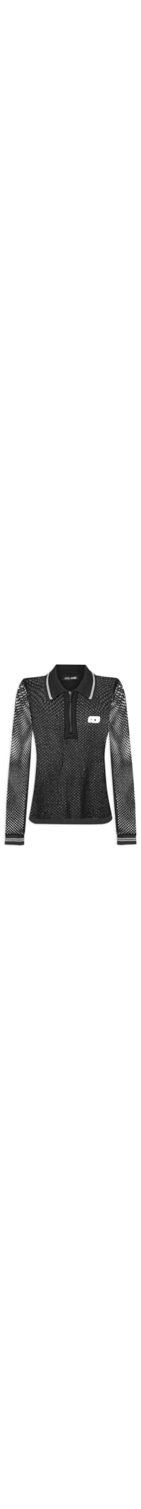 Camisa Feminina De Tricot Esporte - Preto