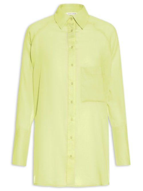 Camisa Feminina De Voil Raglan - Verde