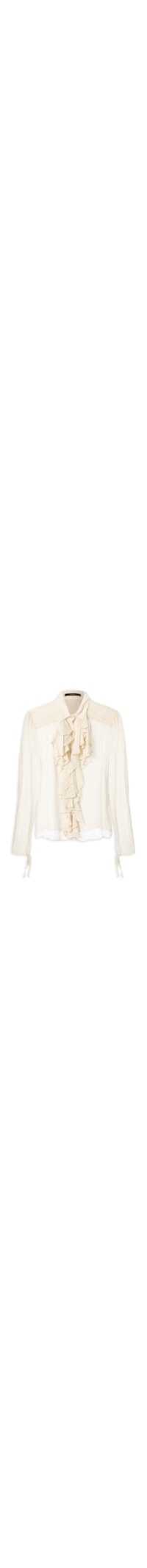 Camisa Feminina Decote Jabour - Bege