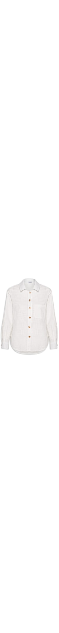 Camisa Feminina Detalhe Botões - Branco