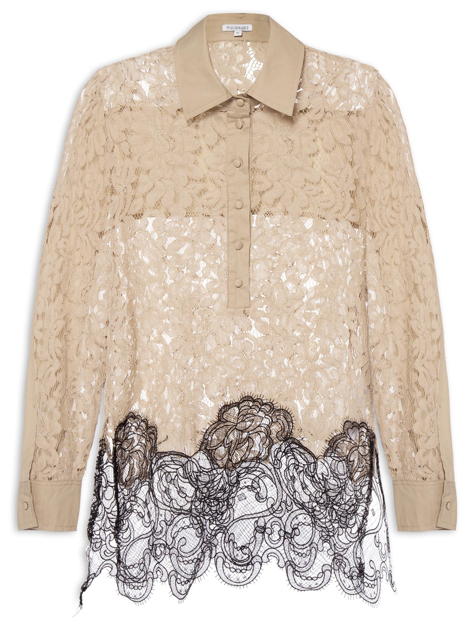 Camisa Feminina Diana Bege Le Lis