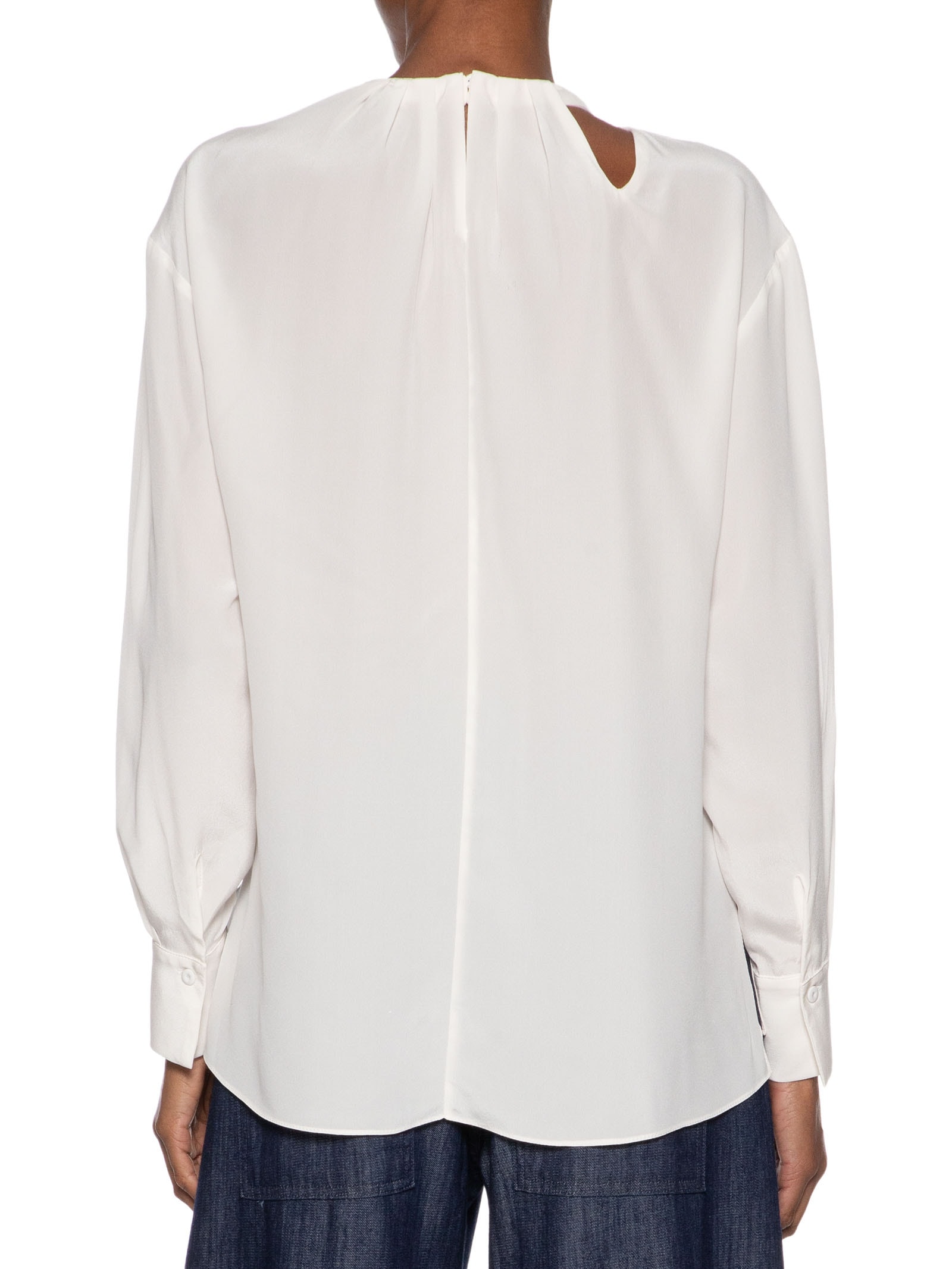 Camisa Feminina Duda Seda  Branco Le Lis