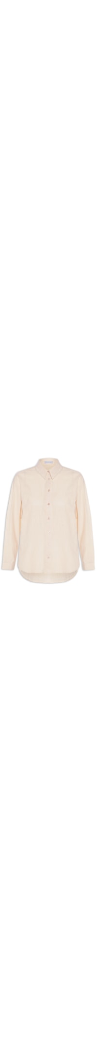 Camisa Feminina Em Algodão - Bege