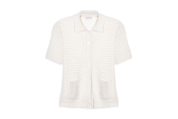 Camisa Feminina Em Tricot - Off White