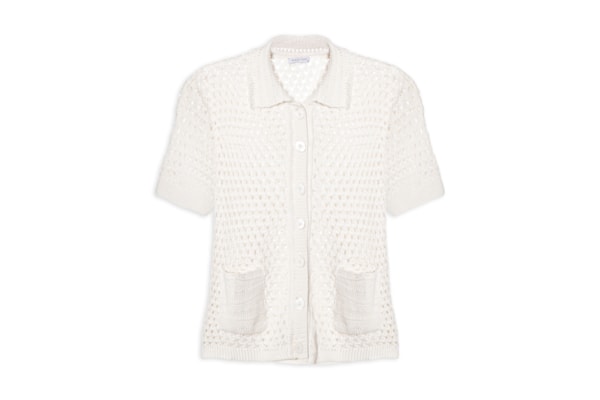 Camisa Feminina Em Tricot - Off White