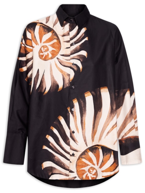 Camisa Feminina Engenharia Amonita – Preto