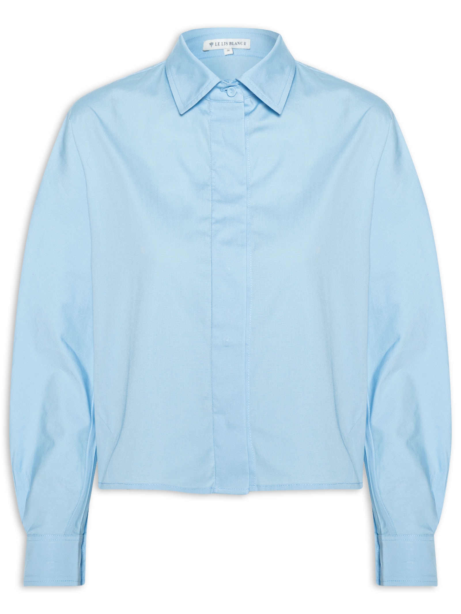 Camisa Feminina Esmeralda Azul Le Lis