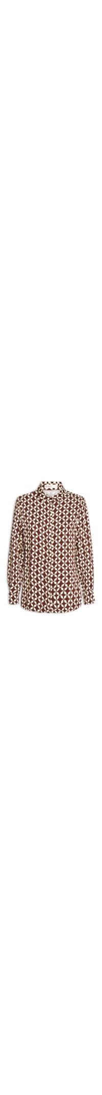 Camisa Feminina Estampa Peixito – Marrom