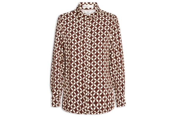 Camisa Feminina Estampa Peixito – Marrom