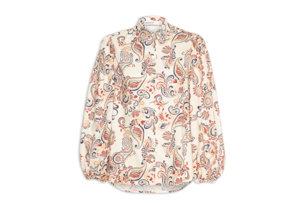 Camisa Feminina Estampa Verano – Bege