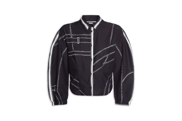 Camisa Feminina Estampada - Azul