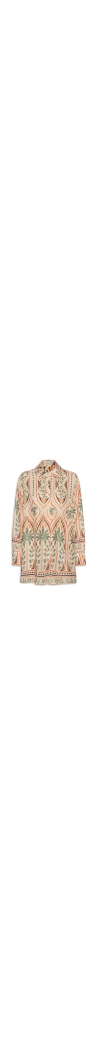 Camisa Feminina Estampada - Bege
