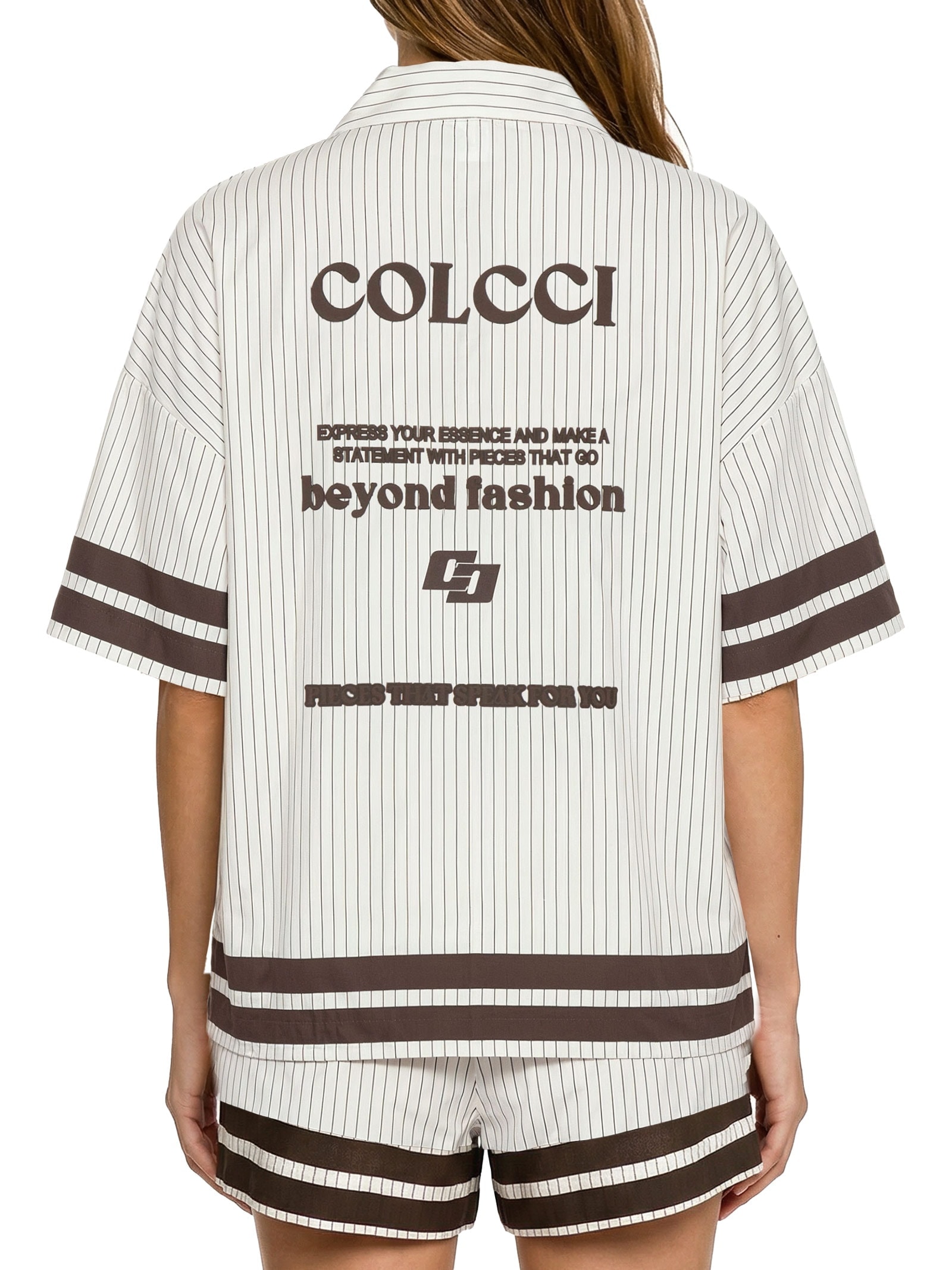 Camisa Feminina Estampada Branco Colcci