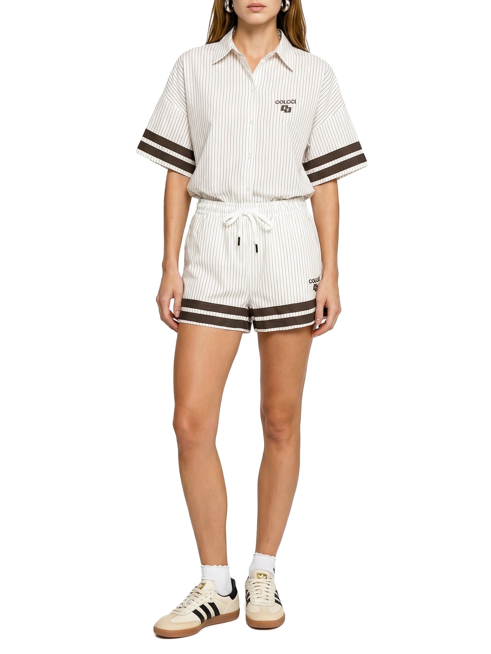 Camisa Feminina Estampada Branco Colcci