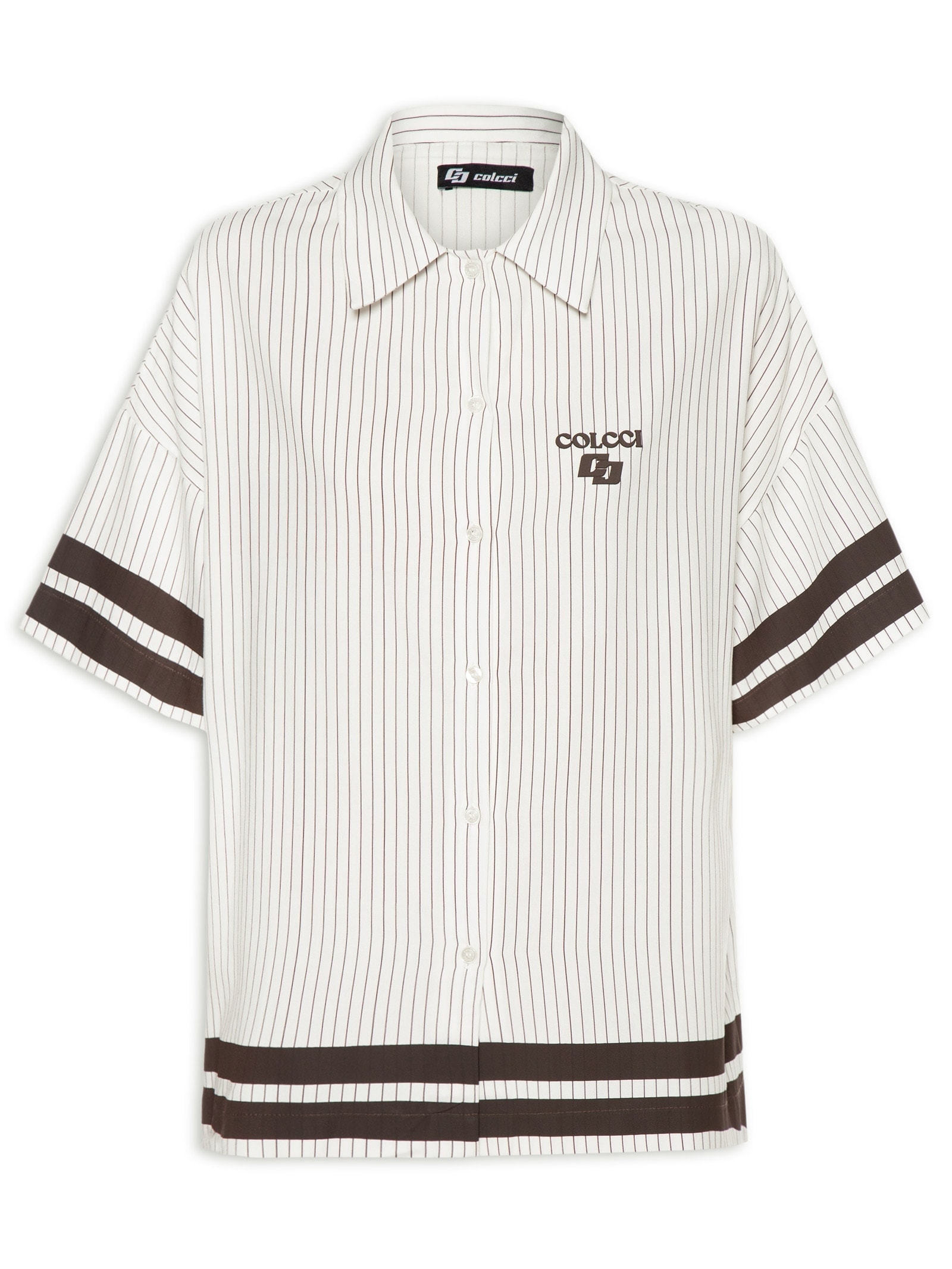 Camisa Feminina Estampada Branco Colcci