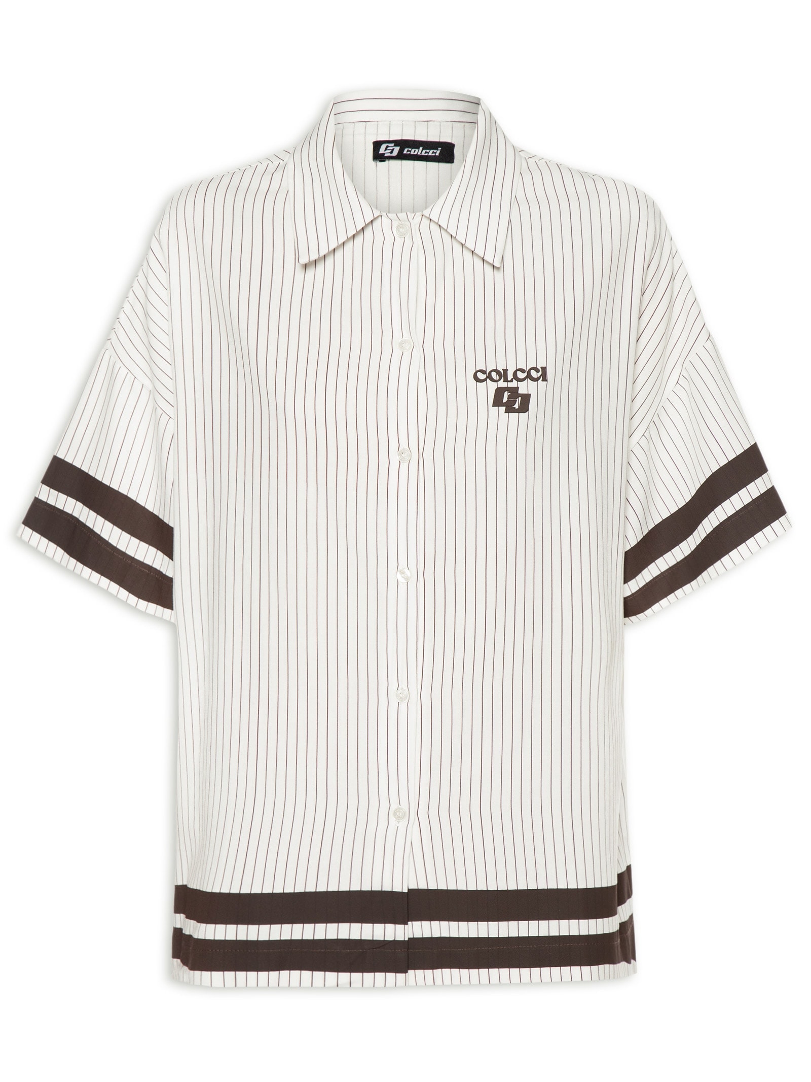 Camisa Feminina Estampada Branco Colcci