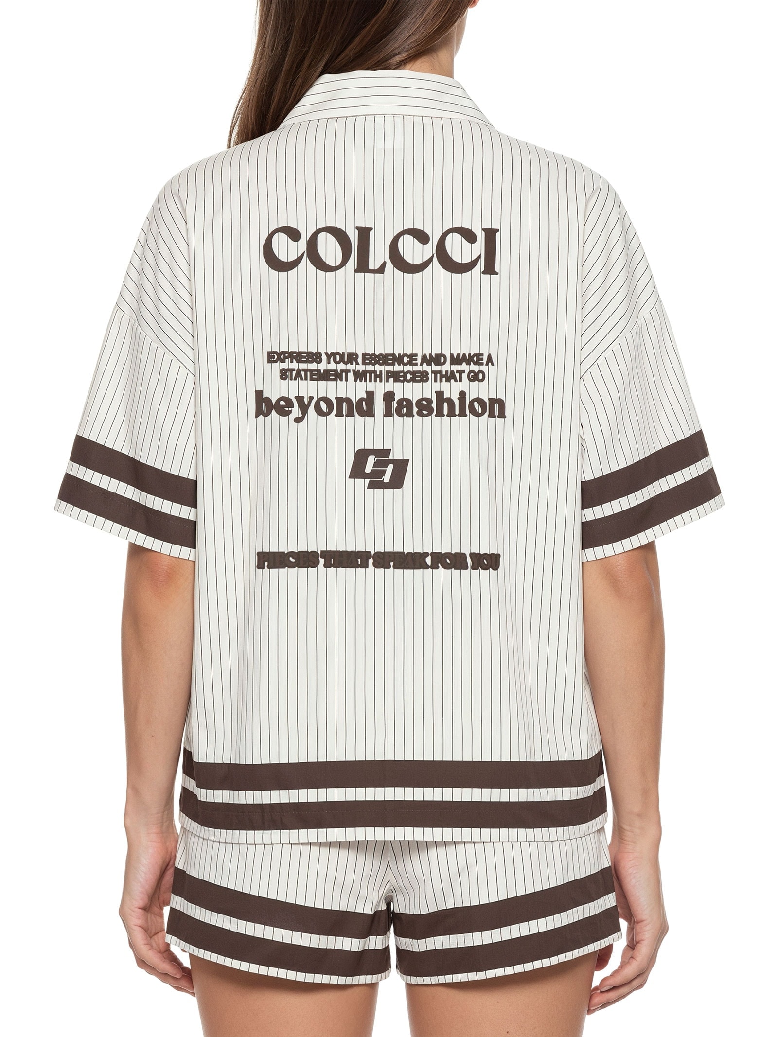 Camisa Feminina Estampada Branco Colcci