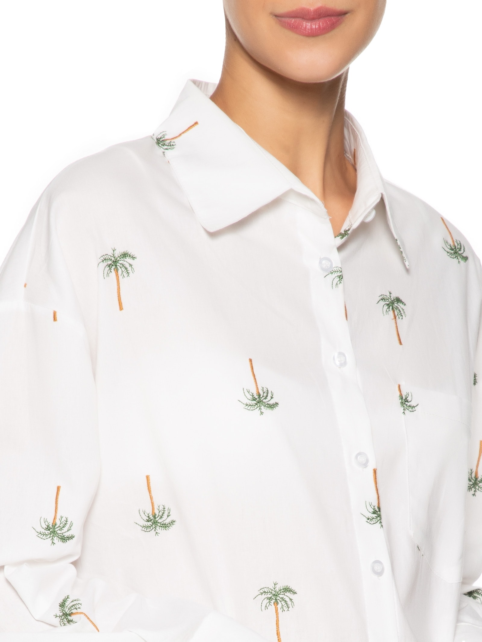 Camisa Feminina Estampada Off White Mktbeach