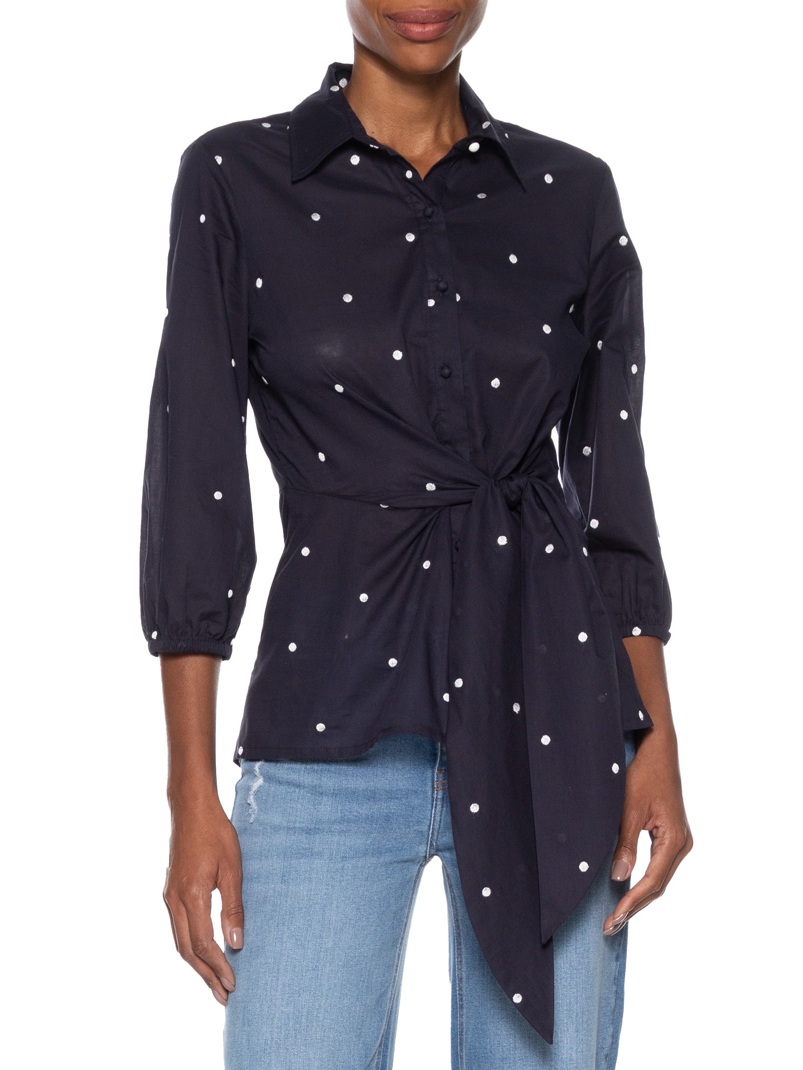 Camisa Feminina Eva Azul Le Lis