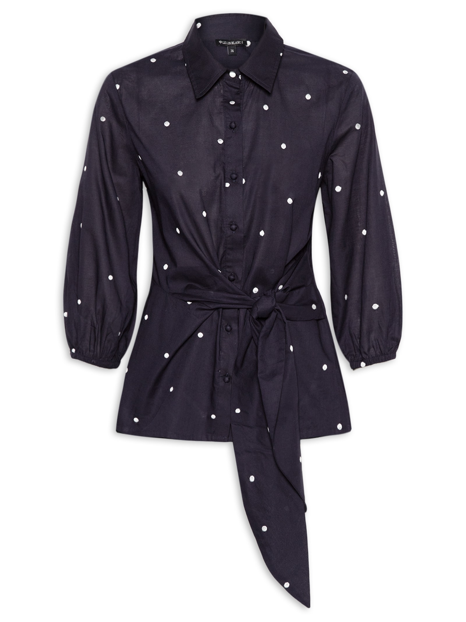 Camisa Feminina Eva Azul Le Lis