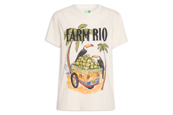 Camisa Feminina Fit Coco Gelado - Branco