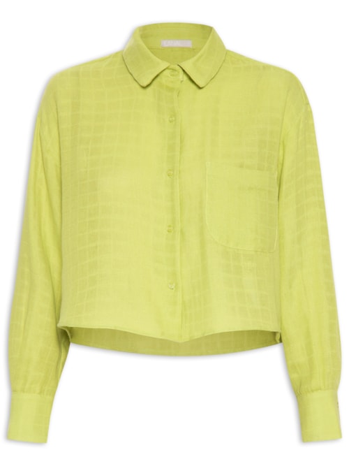 Camisa Feminina Fluída Varanasi – Verde