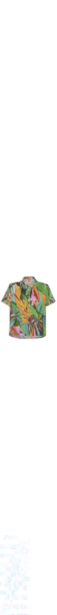 Camisa Feminina Folhagem De Banana - Verde