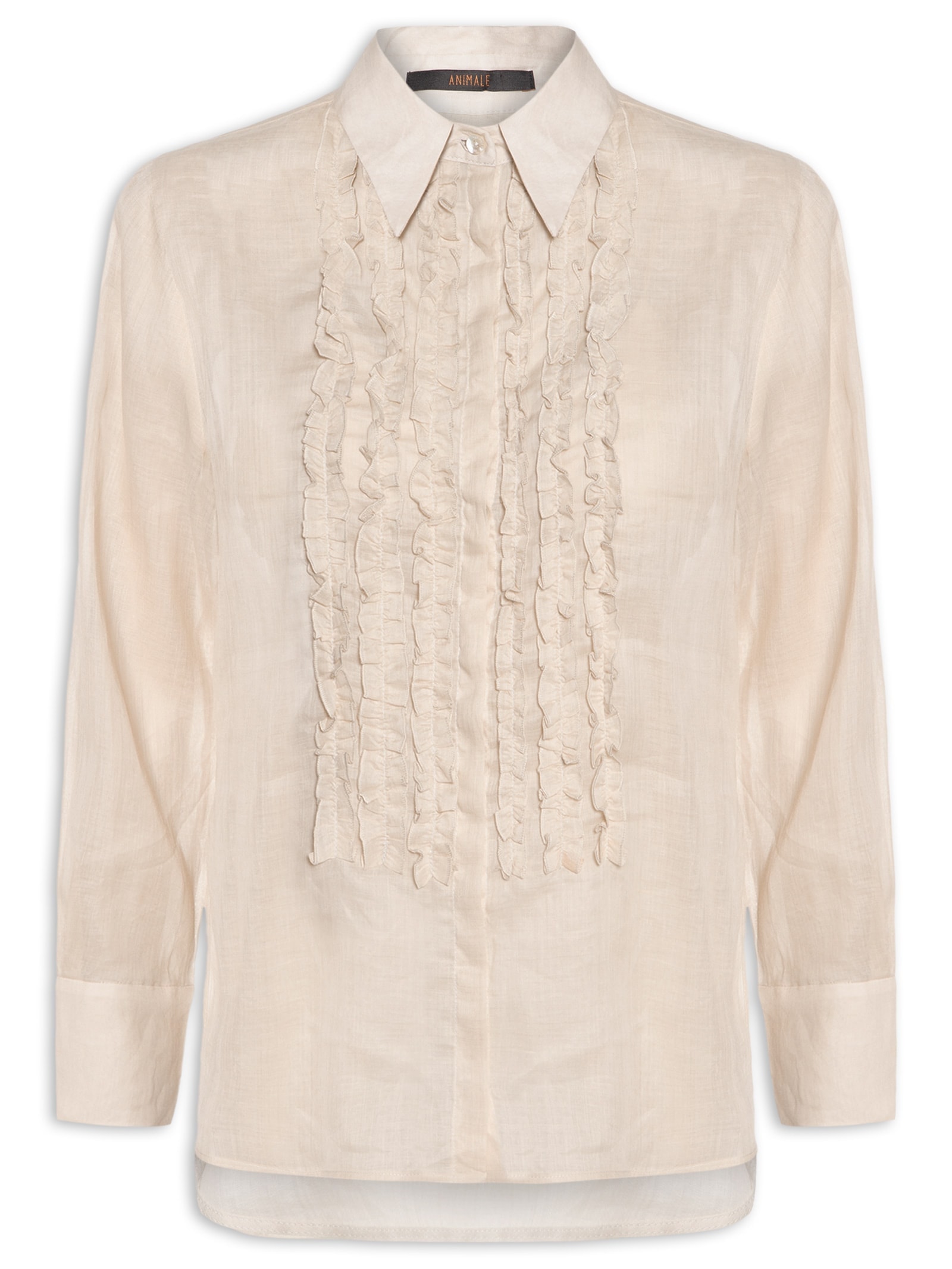 Camisa Feminina Frazidinhos Bege Animale