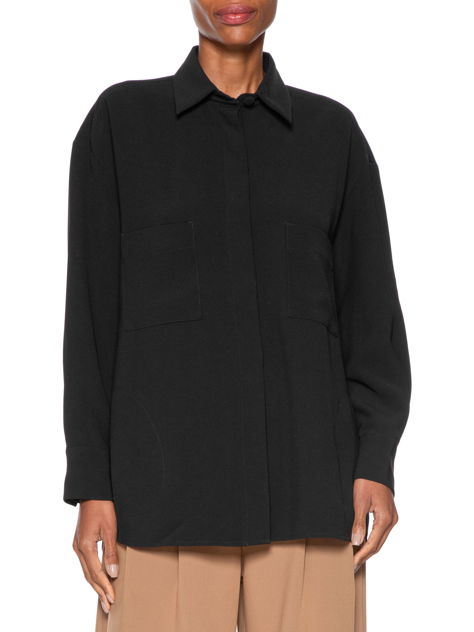 Camisa Feminina Georgia Preto Le Lis