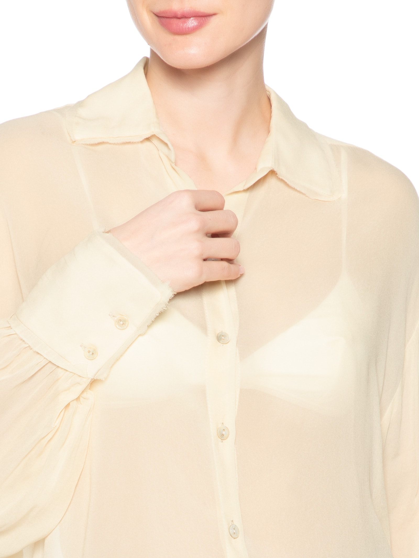 Camisa Feminina GGT A Fio Amarelo Animale Jeans