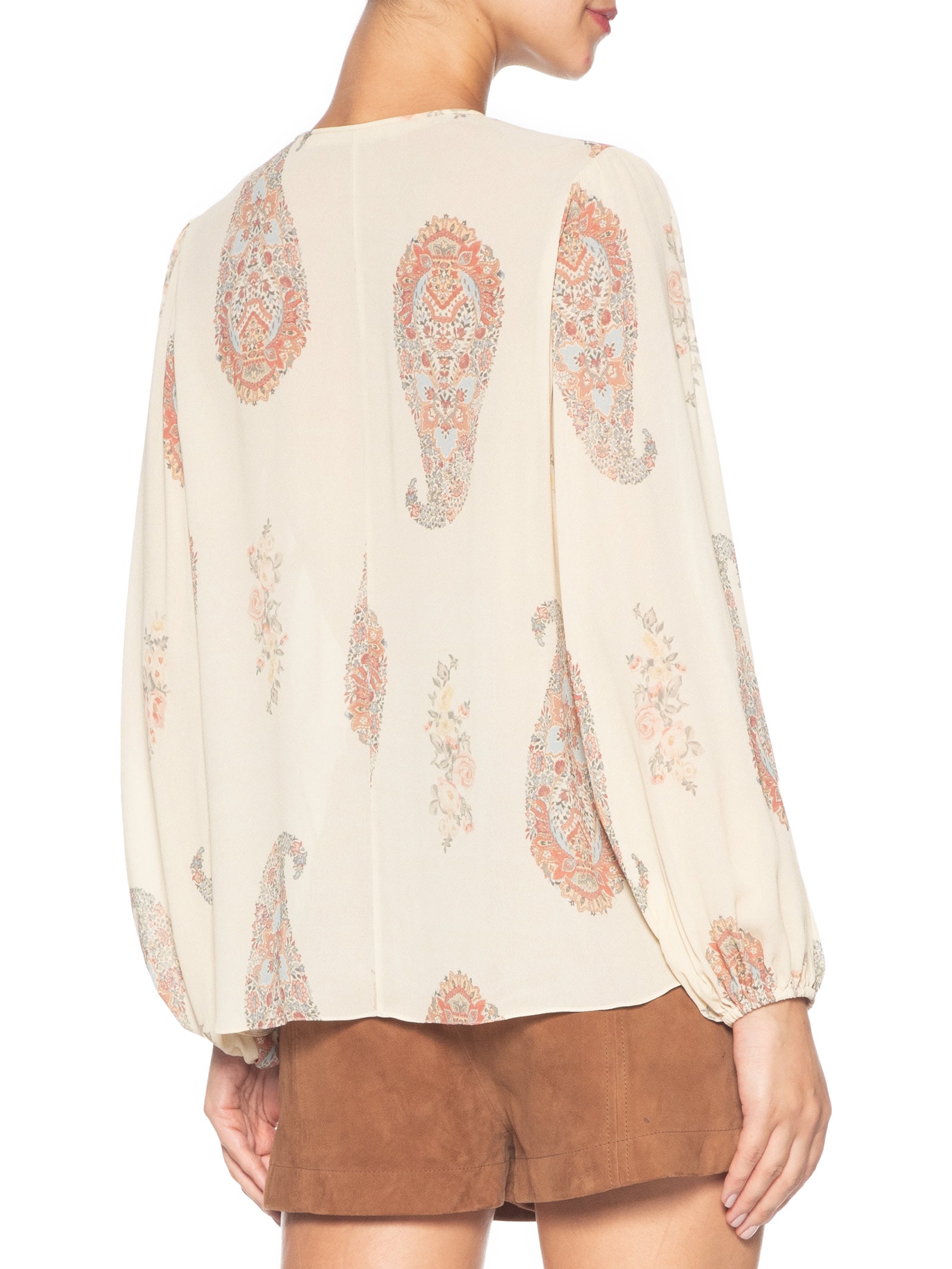 Camisa Feminina Ggt Estampa Flory Off White Maria Filó