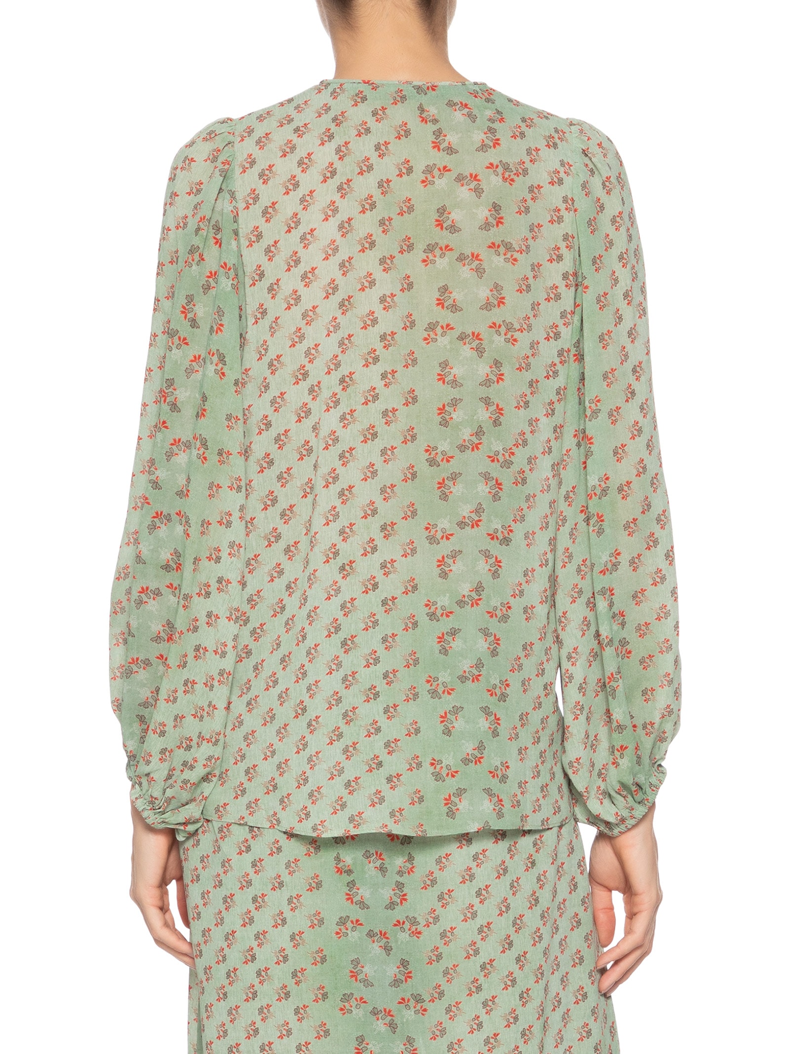 Camisa Feminina GGT Estampa Krabi Verde Maria Filó