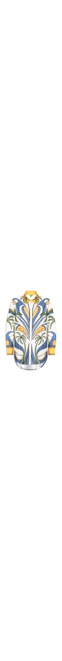 Camisa Feminina Gráfico Tropical – Amarelo