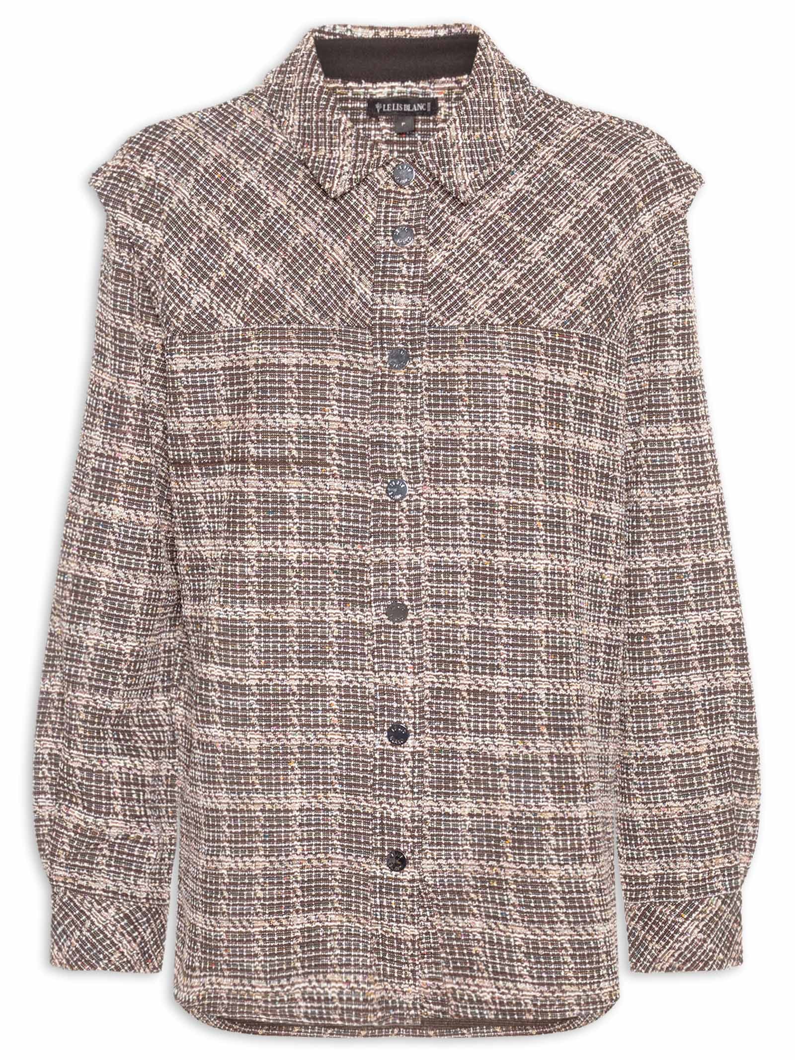 Camisa Feminina Hanna Cinza Le Lis