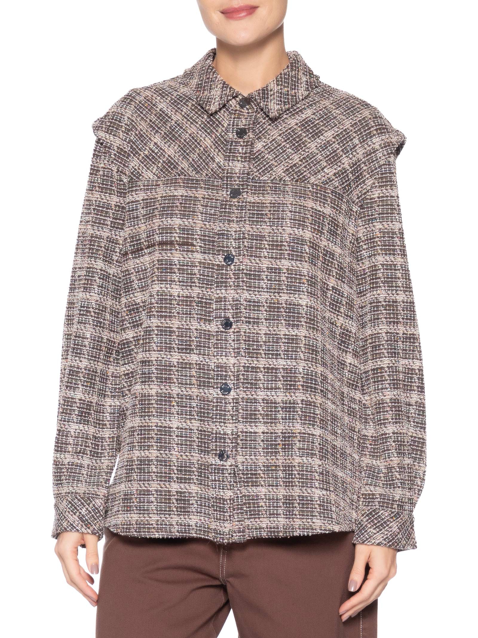 Camisa Feminina Hanna Cinza Le Lis