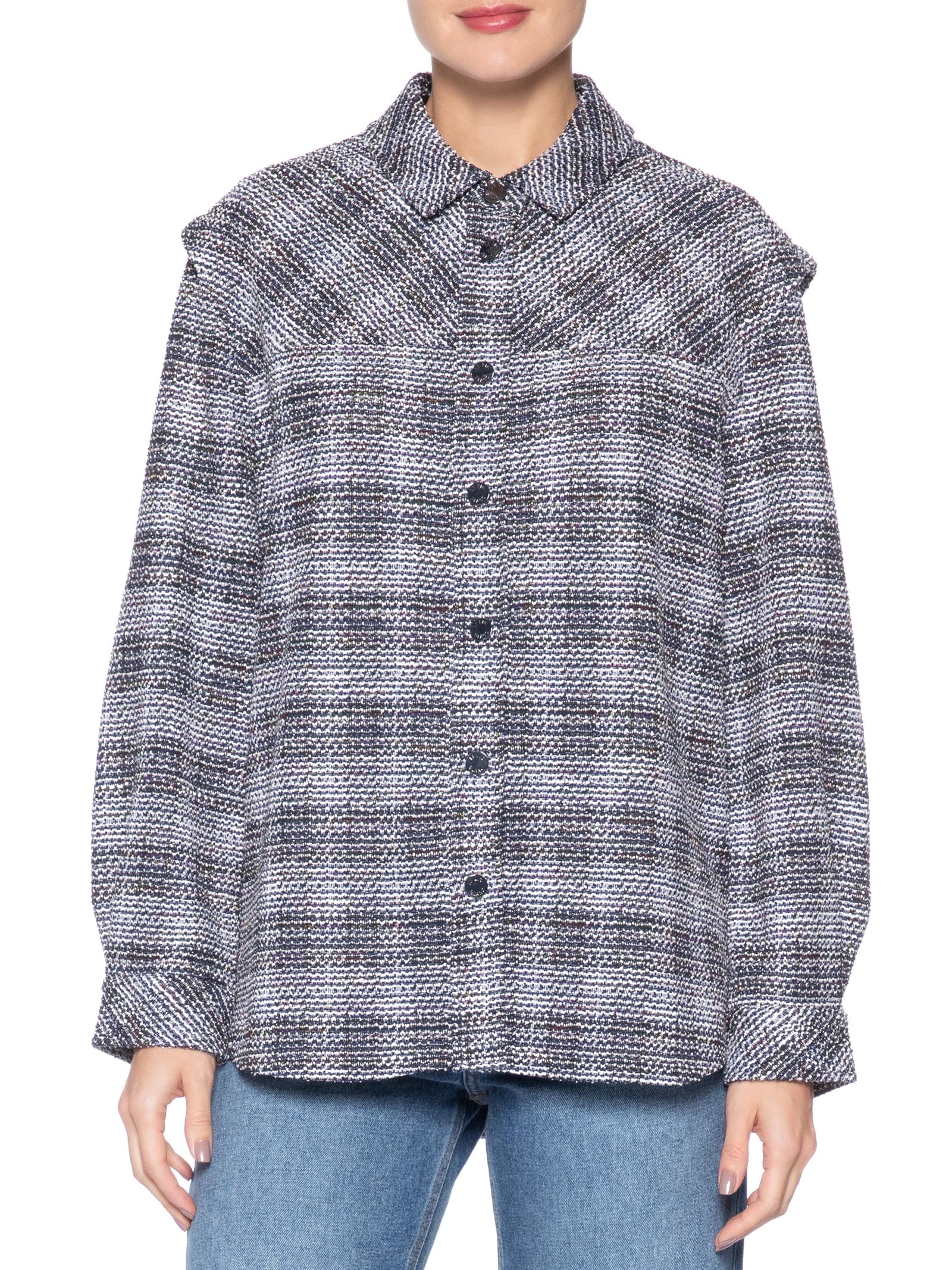 Camisa Feminina Hanna Cinza Le Lis