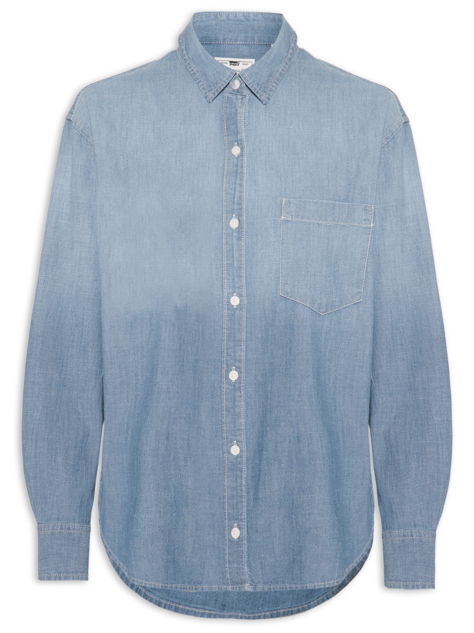 Camisa Feminina Harlie Boyfriend Azul Levi's