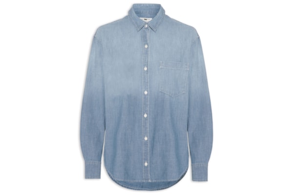Camisa Feminina Harlie Boyfriend - Azul