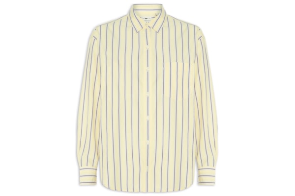 Camisa Feminina Harlie Boyfriend Shirt - Amarelo