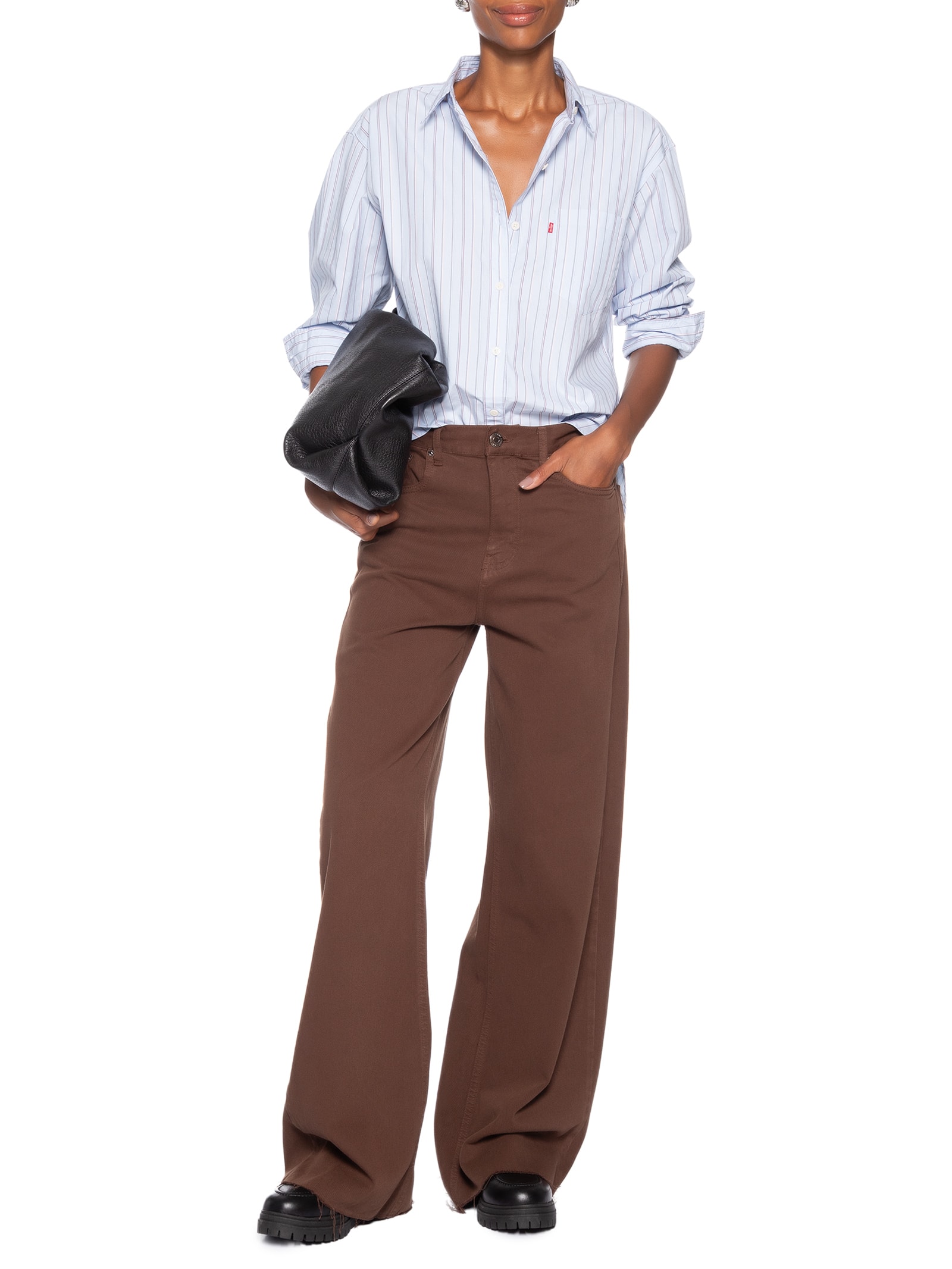 Camisa Feminina Harlie Boyfriend Shirt Azul Levi's