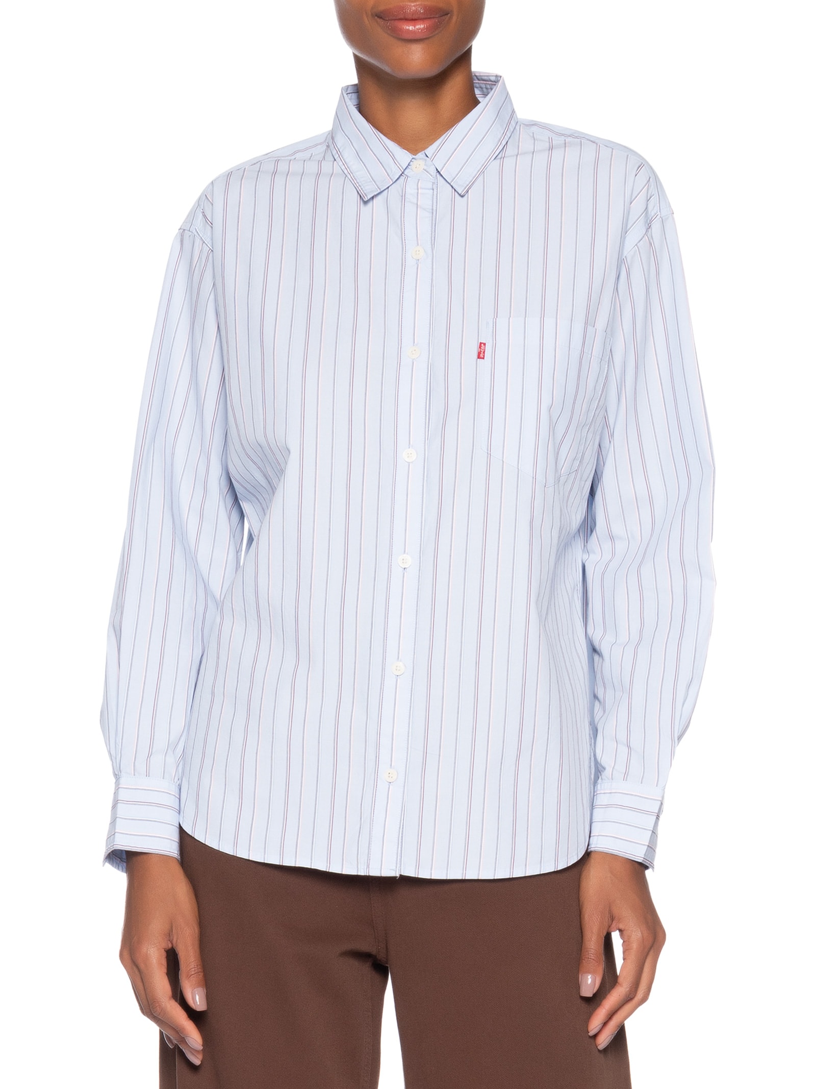 Camisa Feminina Harlie Boyfriend Shirt Azul Levi's