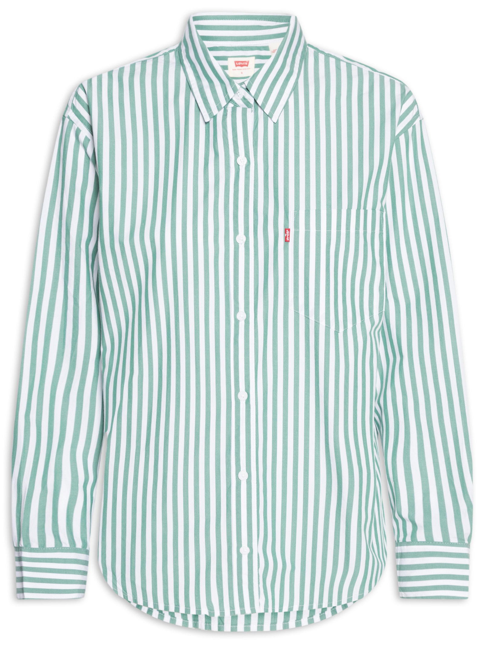 Camisa Feminina Harlie Boyfriend Shirt Verde Levi's