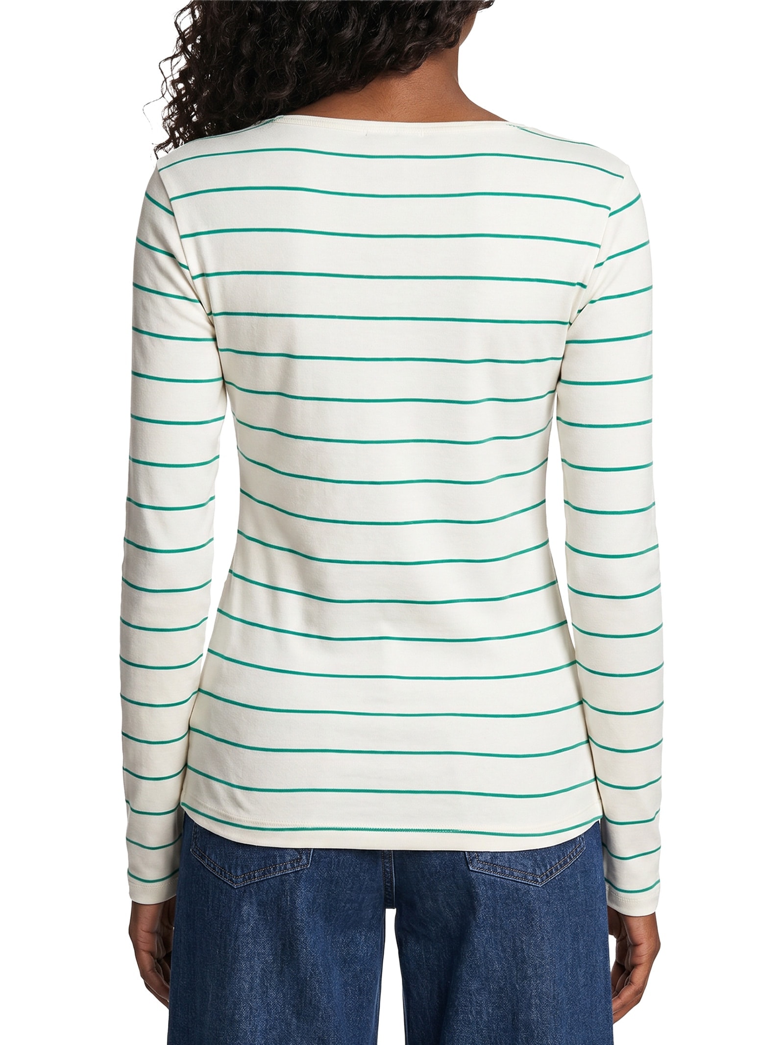 Camisa Feminina Heritage Crew Neck Tee Bege Tommy Hilfiger