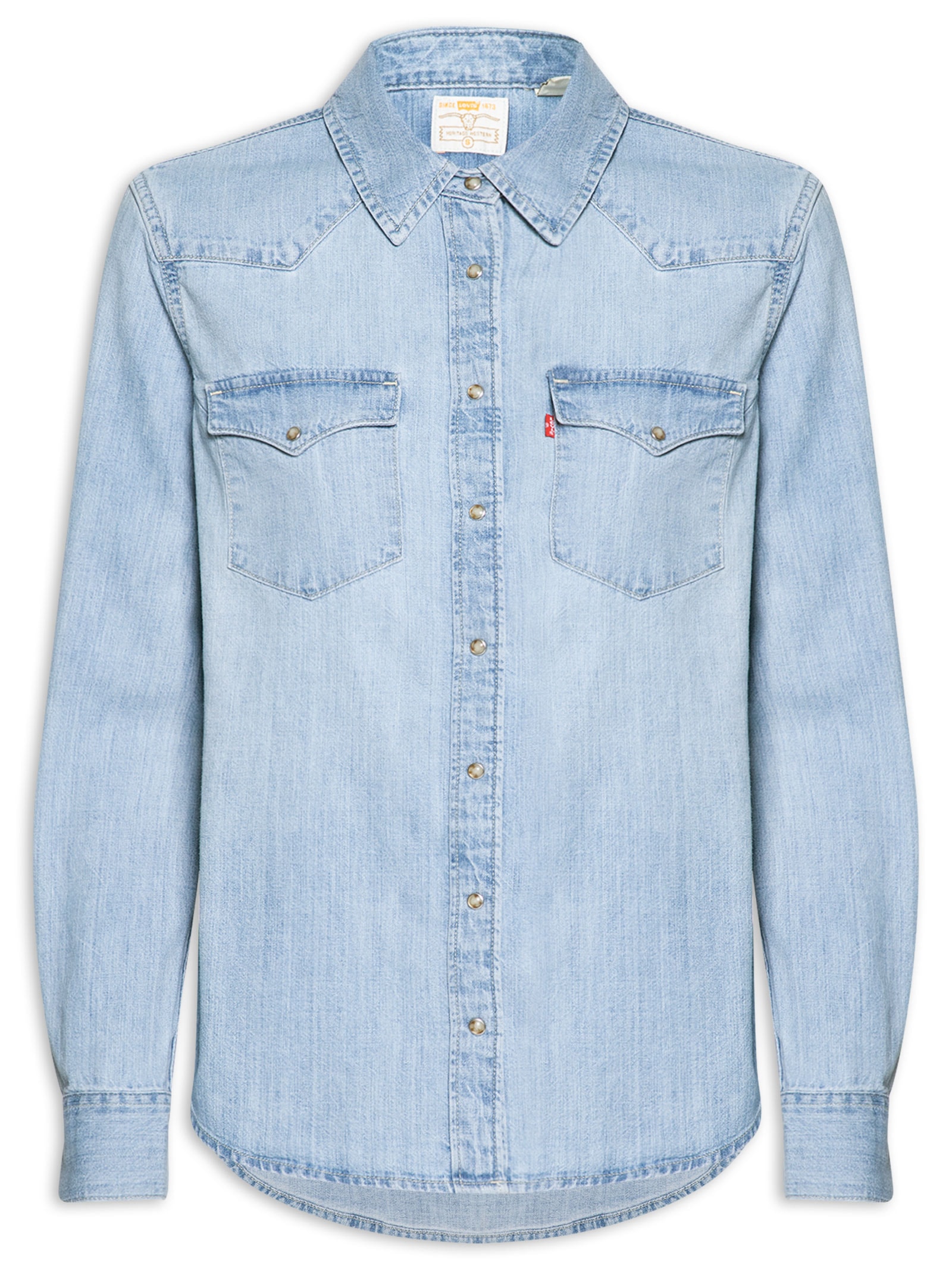Camisa Feminina Heritage Western Denim Azul Levi's