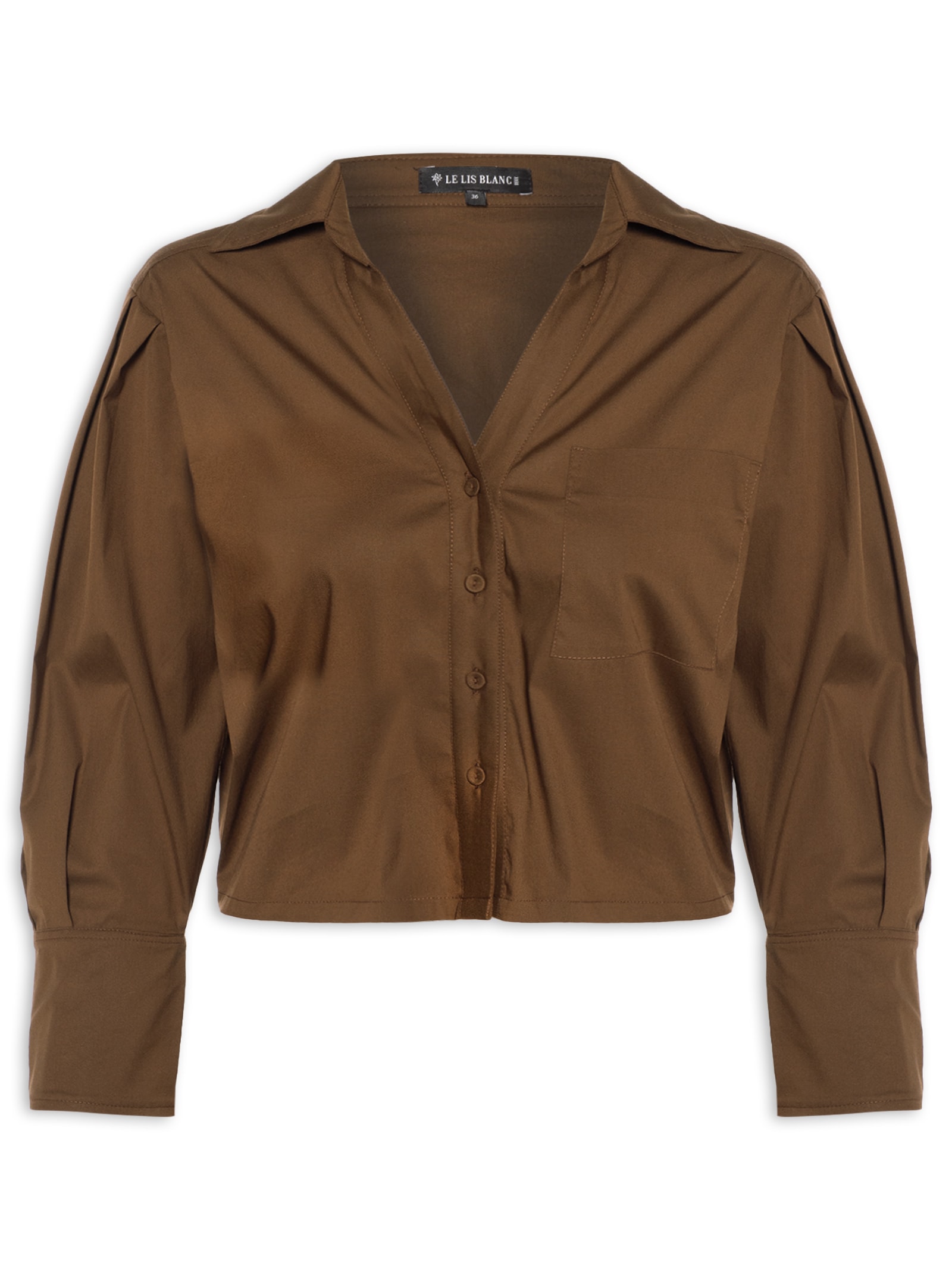 Camisa Feminina Hermione Marrom Le Lis