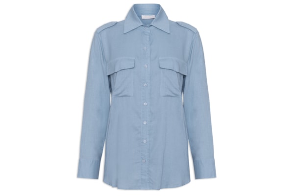 Camisa Feminina Ilha - Azul