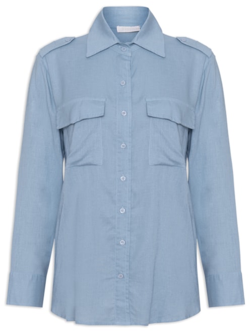 Camisa Feminina Ilha – Azul