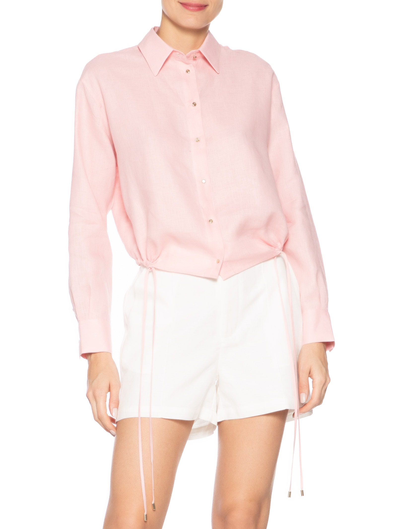 Camisa Feminina Iris III Rosa Le Lis