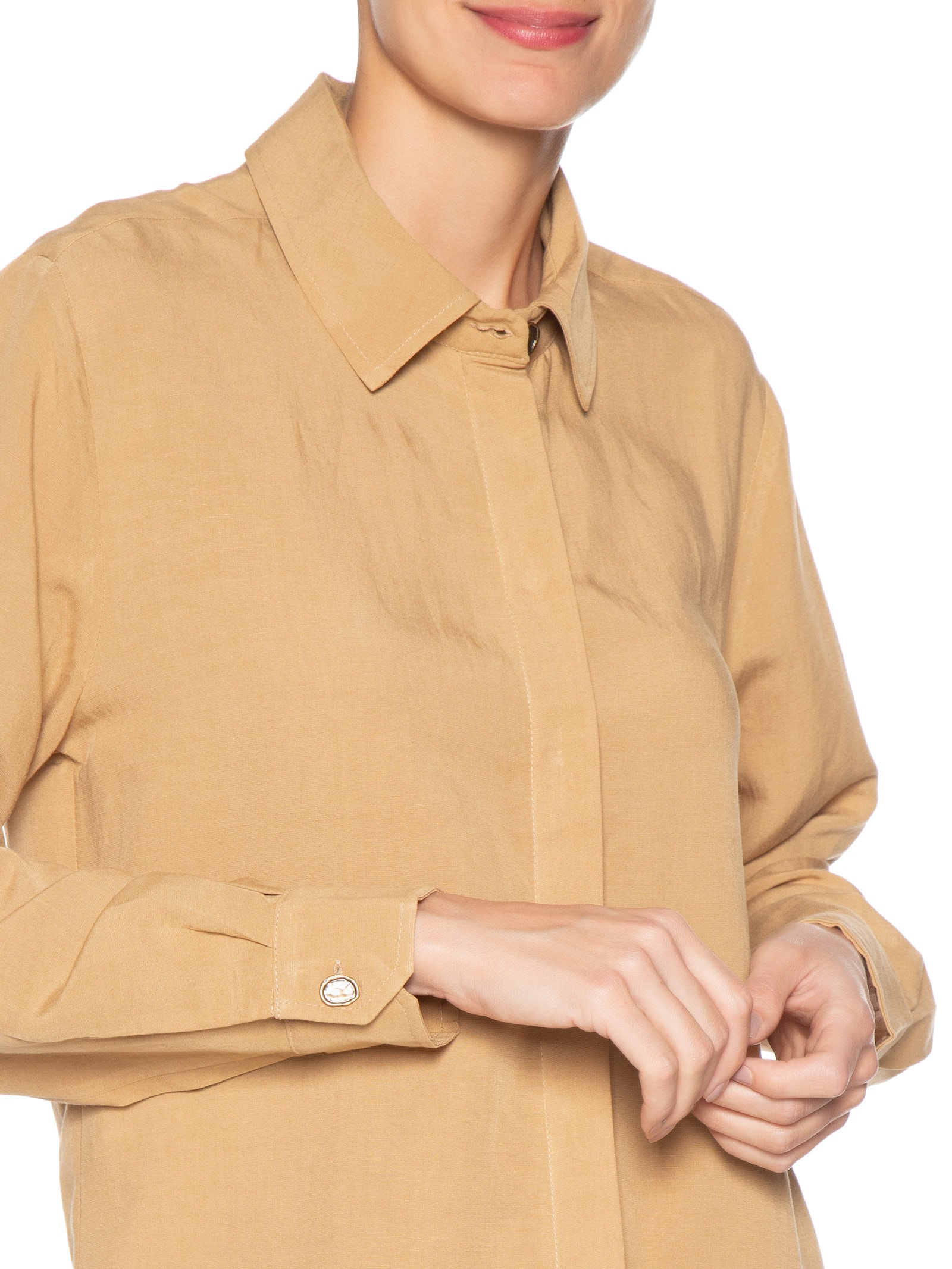 Camisa Feminina Ivete II Amarelo Le Lis
