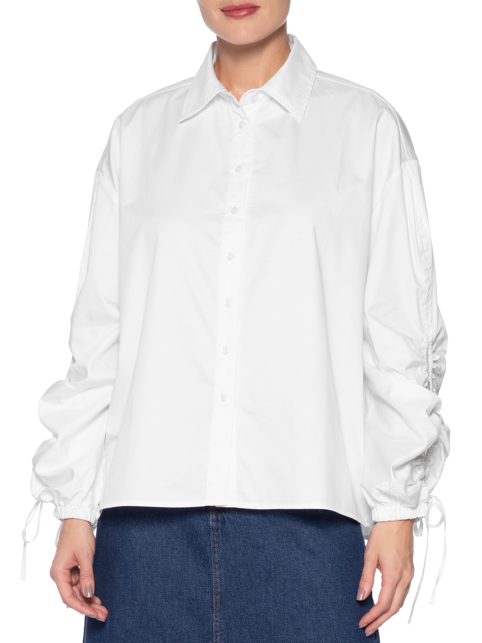 Camisa Feminina Jade Branco Le Lis